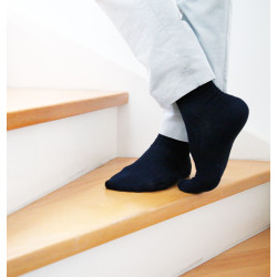 Chaussettes made in France en fil d'écosse marines