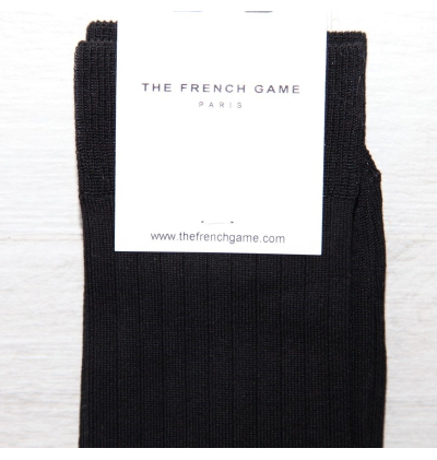 Chaussettes en fil d'écosse noires