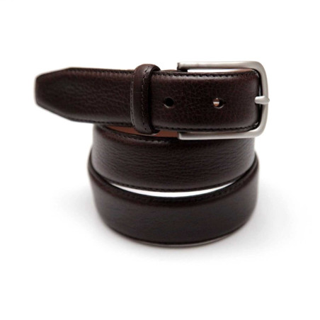 Ceinture en cuir Marron Chocolat