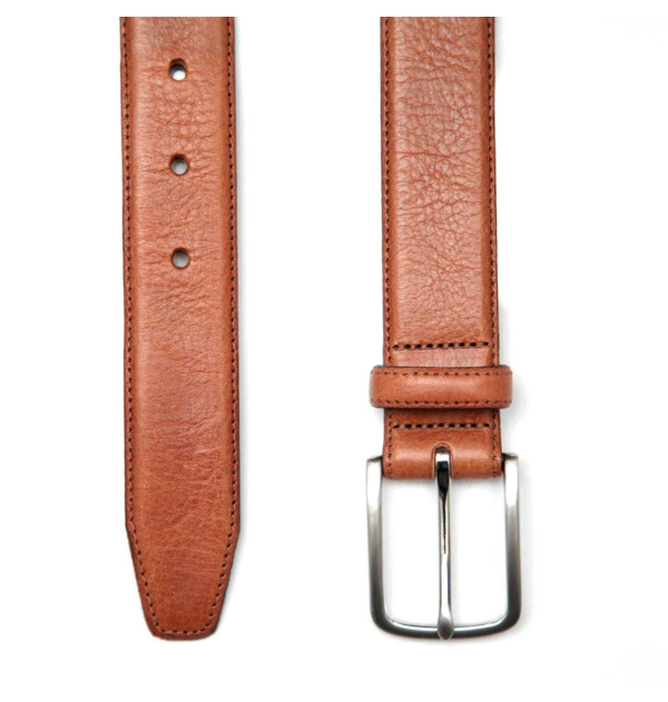 Ceinture en cuir Camel