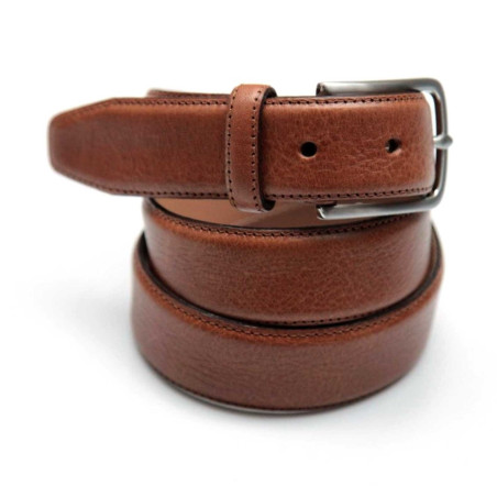 Ceinture en cuir Camel