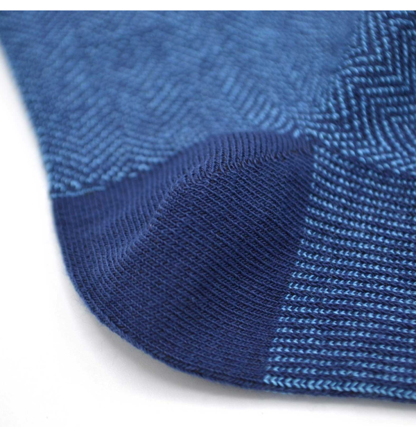 Chaussettes bleues à...
