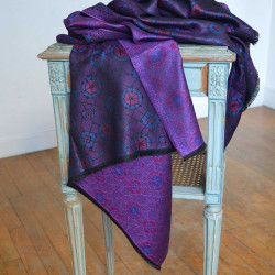 Echarpe-legere-topaze-violette-femme-homme-fibres-naturels-promenade-versailles