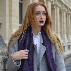 Echarpe-legere-topaze-violette-femme-homme-fibres-naturels-promenade-versailles