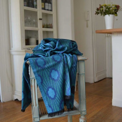Echarpe-legere-violette-femme-homme-fibres-naturels-louisXIV-versailles