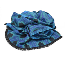 Echarpe-legere-violette-femme-homme-fibres-naturels-louisXIV-versailles