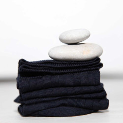 Coffret cadeaux Semainier de  Chaussettes made in france bleu marine