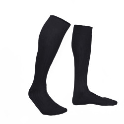 semainier de chaussettes-montantes hommes-mi-bas-unies-en-pur-fil-d'écosse-remaillées-à-la-main-pour-hommes