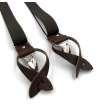 Bretelles marrons  hommes made in France