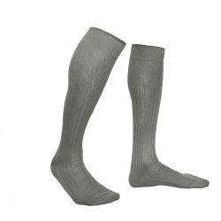 semainier de chaussettes-montantes hommes-mi-bas-unies-en-pur-fil-d'écosse-remaillées-à-la-main-pour-hommes