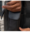 Vegan glasses case for men black