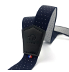 Bretelles hommes  fines made in France en cuir de raisins