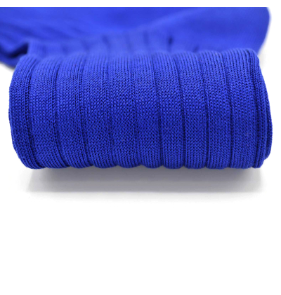 chaussettes-montantes-mi-bas-unies-bleu-roi-en-pur-fil-d'écosse-remaillées-à-la-main-pour-hommes