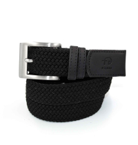 Ceinture Tressée noire