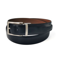Ceinture réversible noire et marron
