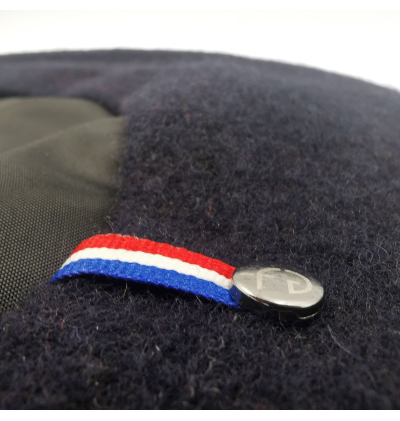 Béret pur laine bleu unisexe bleu marine made in france