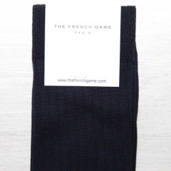 Coffret cadeaux Semainier de  Chaussettes made in france bleu marine
