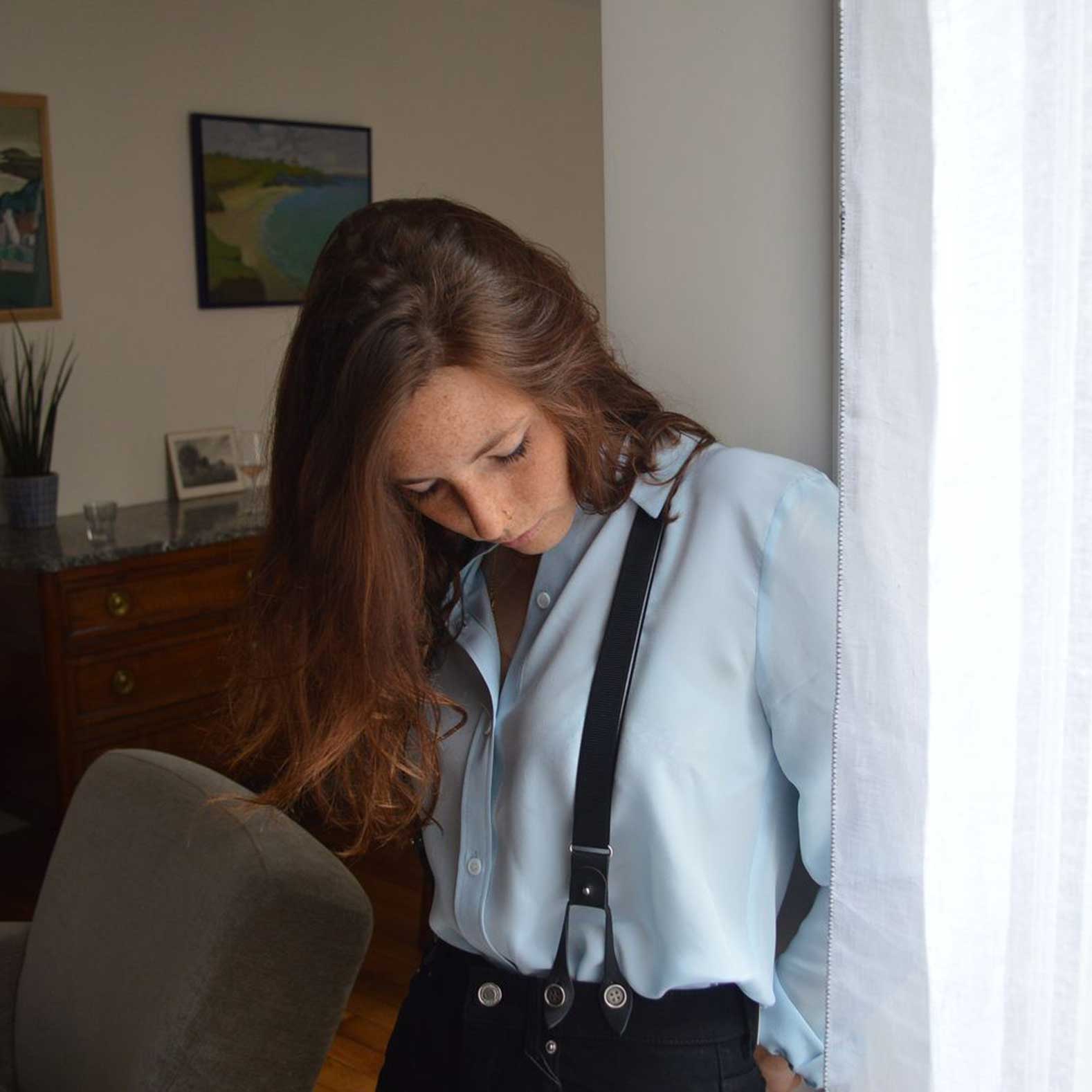 Bretelles femmes  fines style dandy chic 