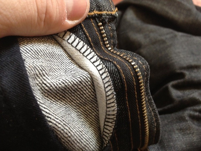 Style casual chic homme braguette doubleur qualit&eacute; jean selvedge