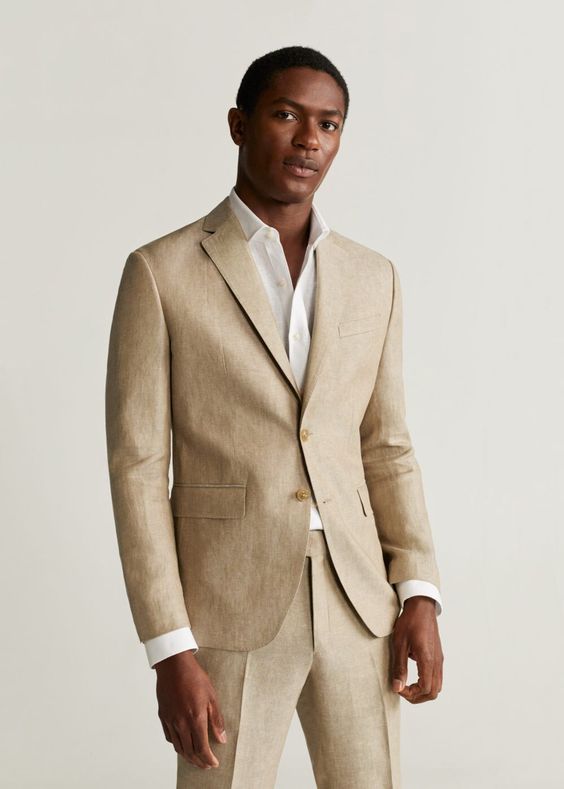 costume homme en lin &eacute;t&eacute;