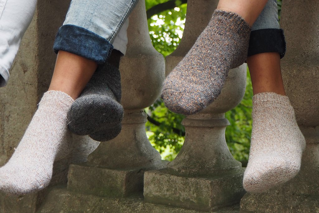 Chaussettes recycl&eacute;es Chaussettes Orphelines 